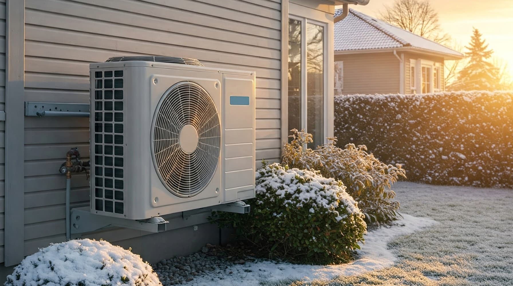 Heat pump in winter mode